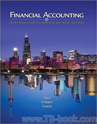Financial Accounting: An Introduction to Concepts, Methods and Uses 14th Edition 课本