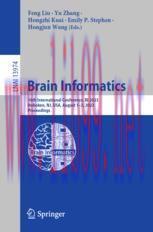 [PDF]Brain Informatics: 16th International Conference, BI 2023, Hoboken, NJ, USA, August 1–3, 2...