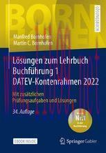 [PDF]Lösungen zum Lehrbuch Buchführung 1 DATEV-Kontenrahmen 2022: Mit zusätzlichen Prüfungsaufg...