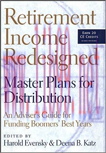 (PDF)Retirement Income Redesigned: Master Plans for Distribution — An Adviser’s Guide for Fundi...