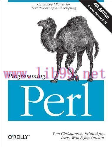 [FOX-Ebook]Programming Perl: Unmatched power for text processing and scripting, 4th Edition