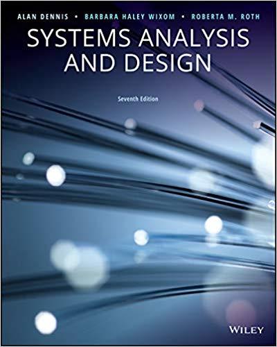 Systems Analysis and Design, 7th Edition [Alan Dennis]