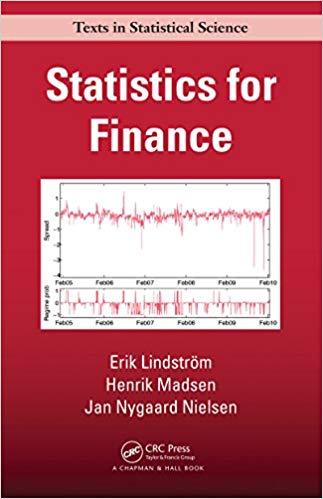 (PDF)Statistics for Finance (Chapman & HallCRC Texts in Statistical Science) 1st Edition