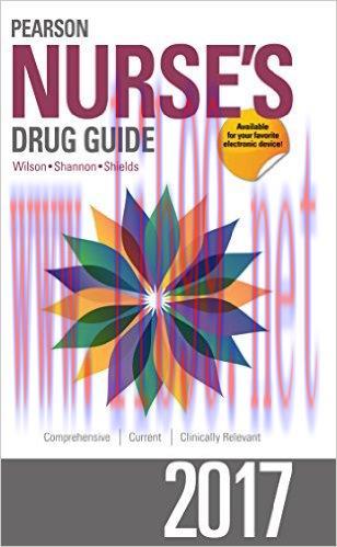 [AME]Pearson Nurse’s Drug Guide 2017