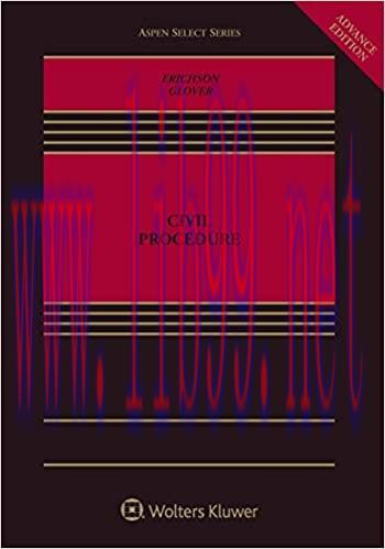 (PDF)Civil Procedure: Advance Edition (Aspen Select)