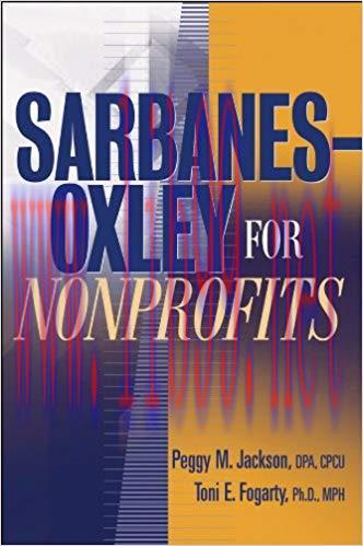 (PDF)Sarbanes-Oxley for Nonprofits: A Guide to Building Competitive Advantage 1st Edition