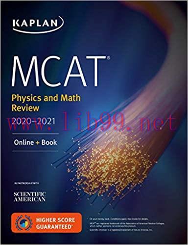 (PDF)MCAT Physics and Math Review 2020-2021: Online + Book (Kaplan Test Prep)