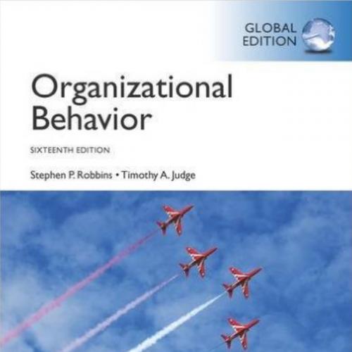 Organizational Behaviour Global Edition 16th