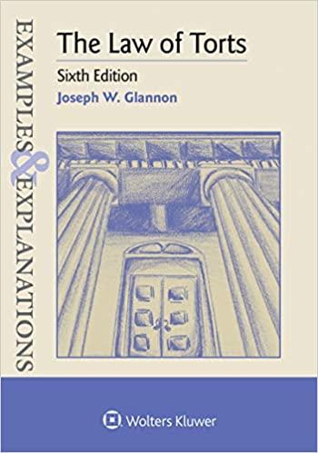 (PDF)Examples & Explanations for The Law of Torts (Examples & Explanations Series)