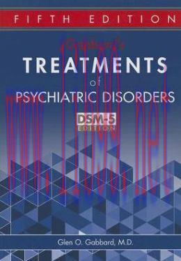 [AME]Gabbard’s Treatments of Psychiatric Disorders, 5th Edition (ORIGINAL PDF from_ Publisher)