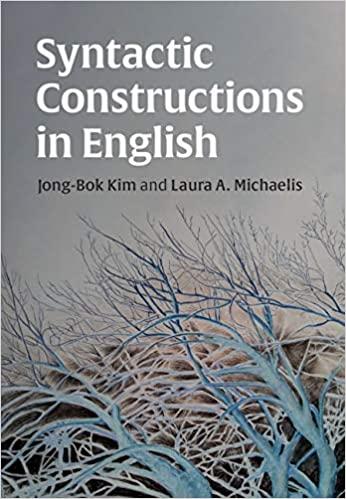 (PDF)Syntactic Constructions in English