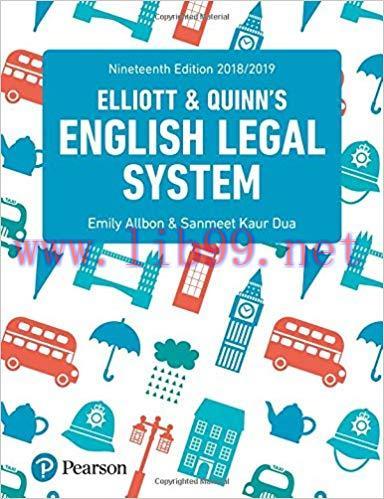 [PDF]Elliott and Quinn’s English Legal System 19th Edition