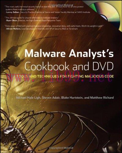 [FOX-Ebook]Malware Analyst's Cookbook and DVD: Tools and Techniques for Fighting Malicious Code