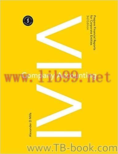 Company Accounting – Prepare Financial Reports for Corporate Entities 3rd Australian Edition by...