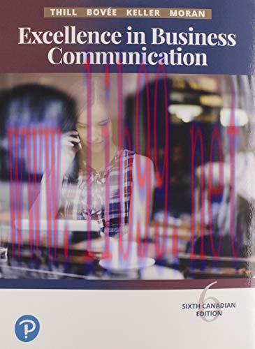 [FOX-Ebook]Excellence in Business Communication, 6th Canadian Edition