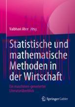 [PDF]Statistische und mathematische Methoden in der Wirtschaft: Ein maschinen-generierter Liter...