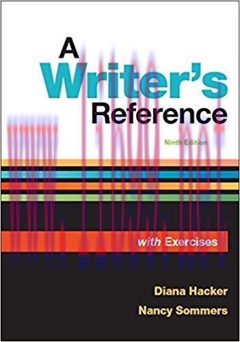 (PDF)A Writer’s Reference with Exercises 9th Edition