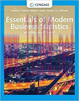 (PDF)Essentials of Modern Business Statistics with Microsoft Excel (MindTap Course List)