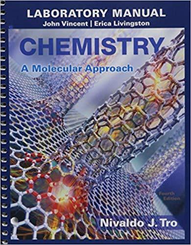 (Solution Manual)Laboratory Manual for Chemistry A Molecular Approach, 4th Edition.zip