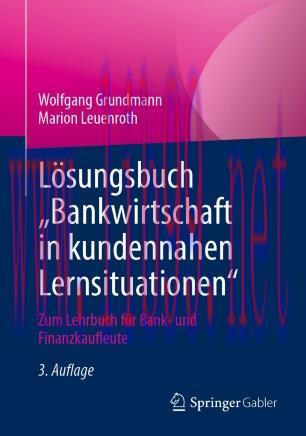 Lösungsbuch „Bankwirtschaft in kundennahen Lernsituationen"