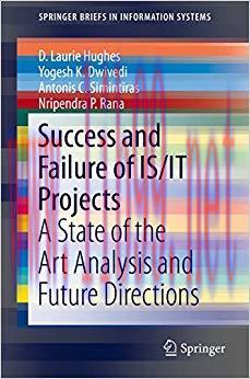 (PDF)Success and Failure of IS/IT Projects: A State of the Art Analysis and Future Directions (...
