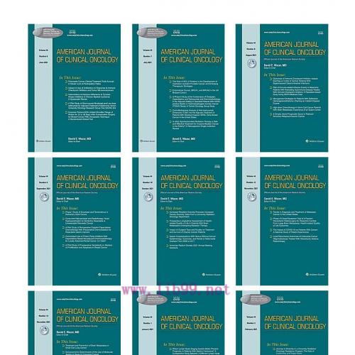 [AME]American Journal of Clinical Oncology 2021 Full Archives (True PDF)