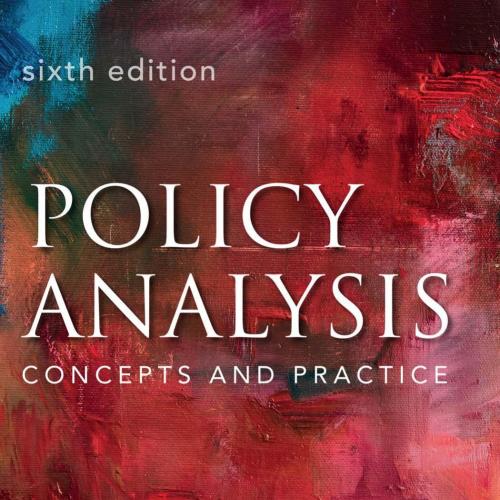 Policy Analysis - Weimer, David Leo,Vining, Aidan R_