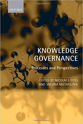 (PDF)Knowledge Governance Processes and Perspectives 1st Edition