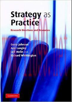 (PDF)Strategy as Practice: Research Directions and Resources 1st Edition