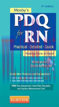 [AME]Mosby's PDQ for RN: Practical, Detailed, Quick, 3e (Original PDF)