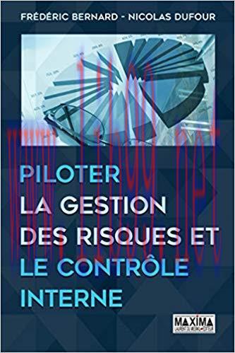 (PDF)Piloter la gestion des risques et le contrôle interne (French Edition) 1st Edition