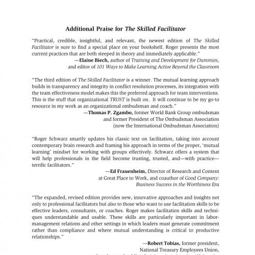 skilled facilitator a comprehensive resource for consultants, facilitators, managers, trainers,...