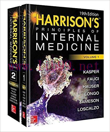 [PDF]Harrison’s Principles of Internal Medicine 19/E (Vol.1 & Vol.2) 19th Edition