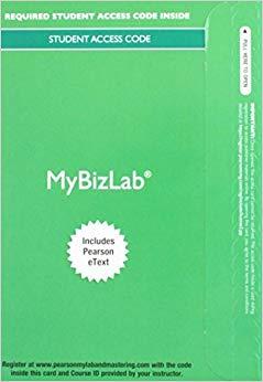 (PDF)MyBizLab® with Pearson eText — Instant Access — for Better Business 4th Edition