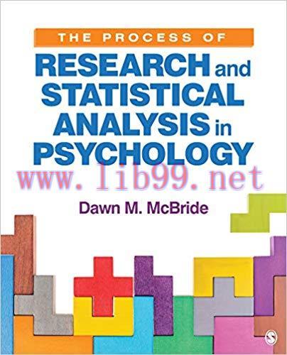 (PDF)The Process of Research and Statistical Analysis in Psychology 1st Edition