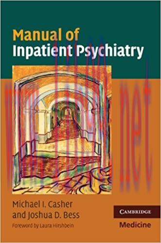[AME]Manual of Inpatient Psychiatry (ORIGINAL PDF from_ Publisher)