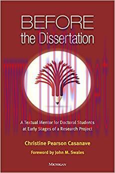 (PDF)Before the Dissertation: A Textual Mentor for Doctoral Students at Early Stages of a Resea...