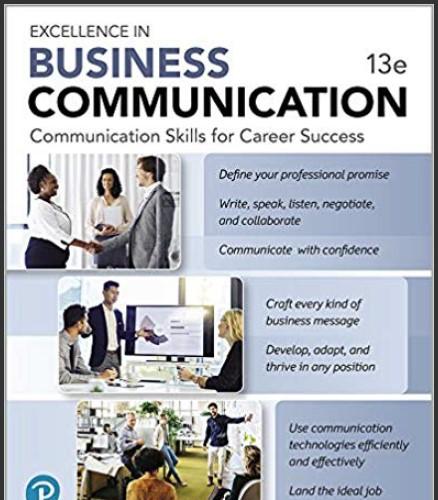 （TB）Excellence in Business Communication 13th By John V. Thill.zip