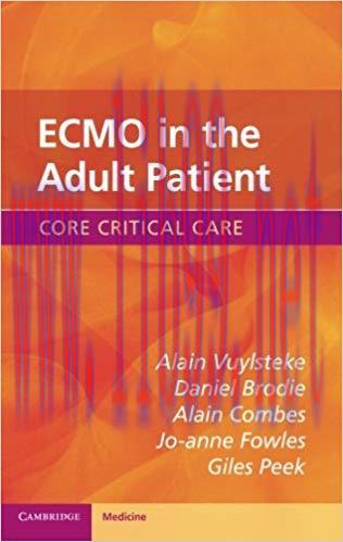 [PDF]ECMO in the Adult Patient