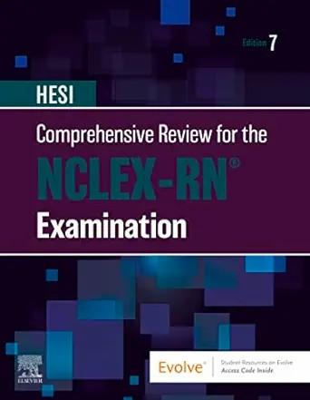 [AME]HESI Comprehensive Review for the NCLEX-RN® Examination, 7th Edition (EPUB)