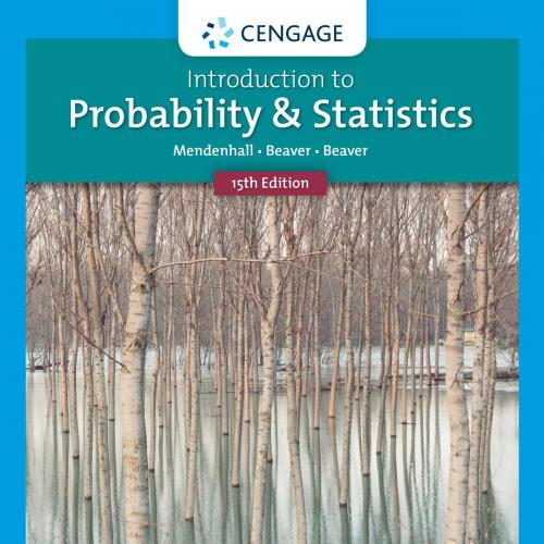 Introduction to Probability and Statistics 15th Edition - Wei Zhi