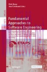 [PDF]Fundamental Approaches to Software Engineering: 27th International Conference, FASE 2024, ...