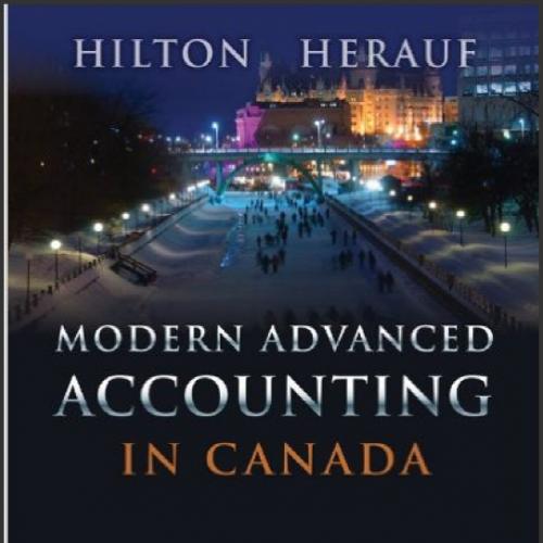 (Solution Manual)Modern Advanced Accounting in Canada 7th Edition.pdf