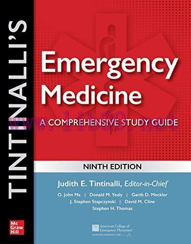 [FOX-Ebook]Tintinalli's Emergency Medicine: A Comprehensive Study Guide, 9th edition