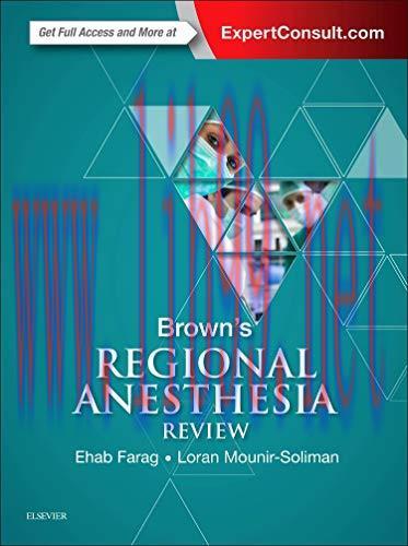 [AME]Brown's Regional Anesthesia Review (PDF)