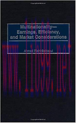 (PDF)Multinationality–Earnings, Efficiency, and Market Considerations: Earnings, Efficiency and...