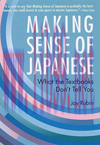 (PDF)Making Sense of Japanese: What the Textbooks Don’t Tell You