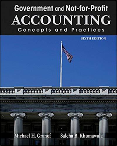 (Solution Manual)Government and Not-for-Profit Accounting and Concepts 6th Edition.zip