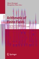 [PDF]Arithmetic of Finite Fields: 9th International Workshop, WAIFI 2022, Chengdu, China, Augus...