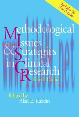 [AME]Methodological Issues and Strategies in Clinical Research, 4th Edition